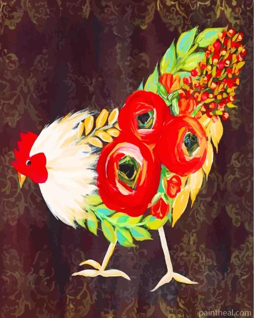 Abstract Rooster Painting by Numbers kits.jpg