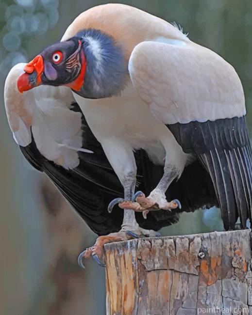 King Vulture Bird Painting by Numbers kits.jpg
