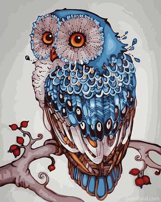 Mandala Owl Painting By Numbers Kits