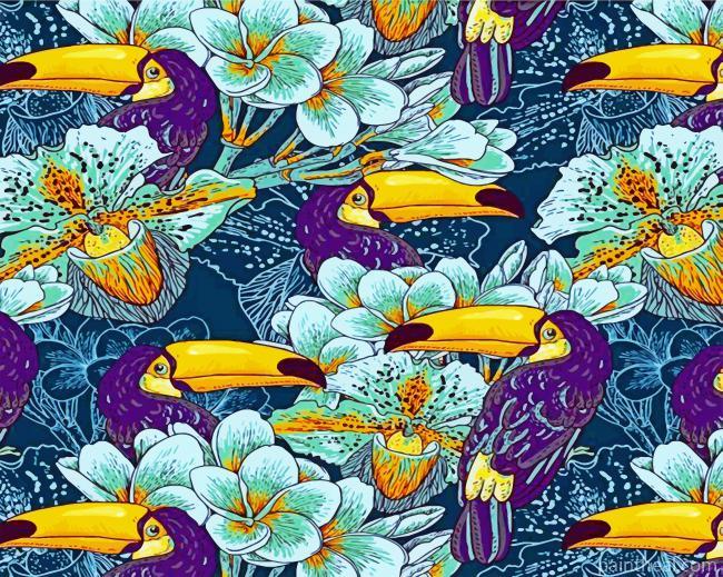 Tropical Toucans Painting by Numbers kits.jpg
