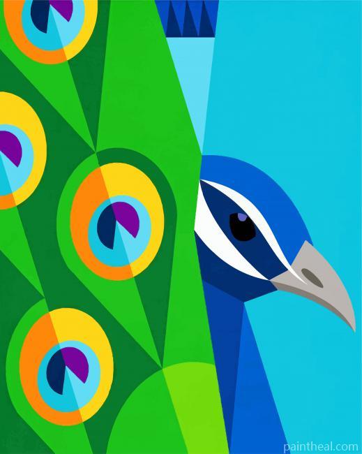 Indian peafowl Painting by Numbers kits.jpg