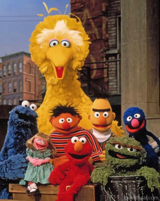 Sesame Street Painting By Numbers Kits