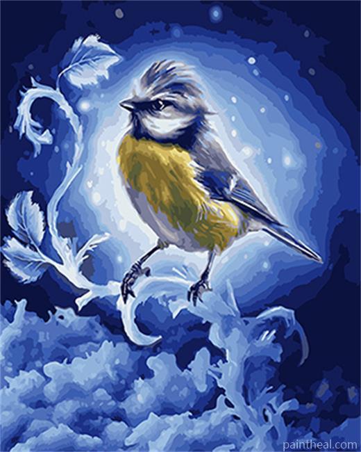 Fantasy Freezing Bird Painting By Numbers Kits