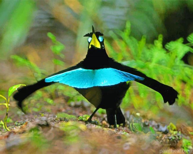Aesthetic Bird Of Paradise Painting By Numbers Kits