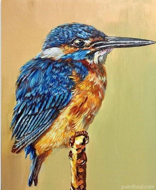 Bird With A Long Mouth Painting By Numbers Kits