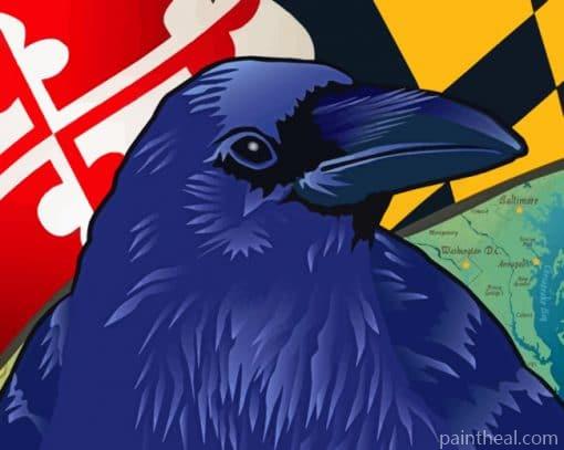 Raven Art Painting By Numbers Kits