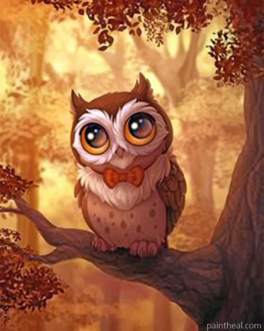 Adorable Owl Painting By Numbers Kits