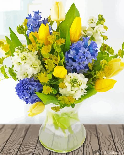 Spring Flowers Painting By Numbers Kits