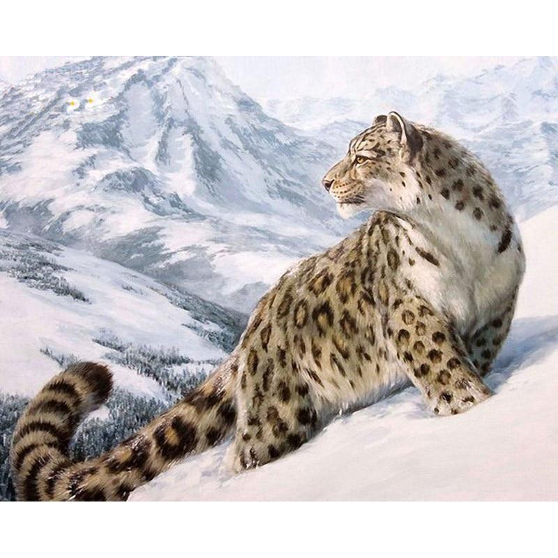 Snow Leopard Painting By Numbers Kits