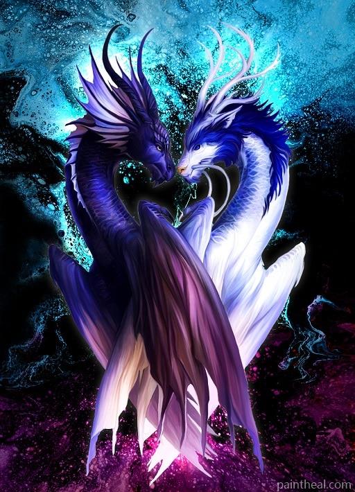 Fantasy Dragons Painting By Numbers Kits