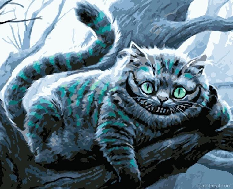 Cheshire Cat Painting By Numbers Kits