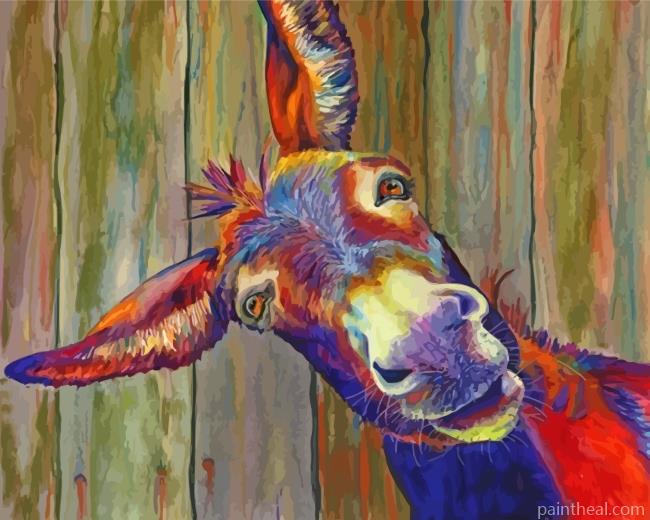 Happy Donkey Painting By Numbers Kits
