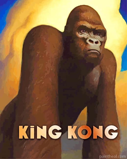 King Kong Painting By Numbers Kits