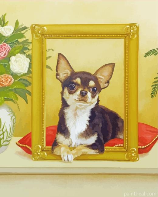Chihuahua Dog Art Painting By Numbers Kits
