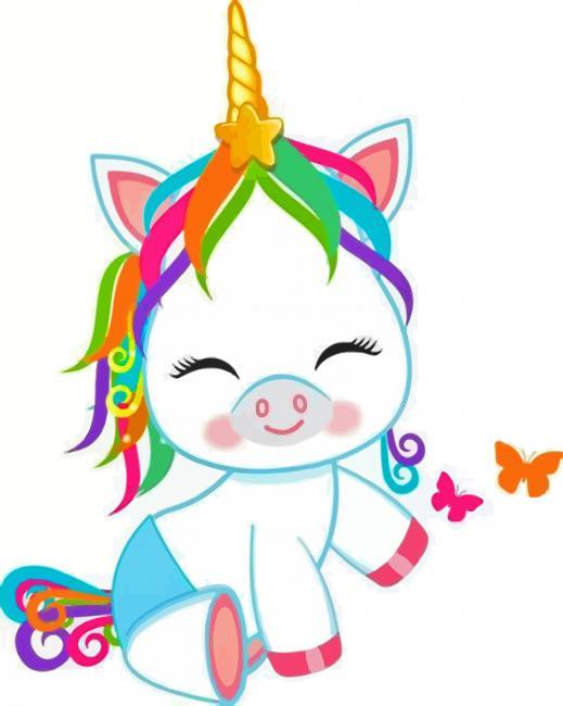 Adorable Unicorn Painting By Numbers Kits