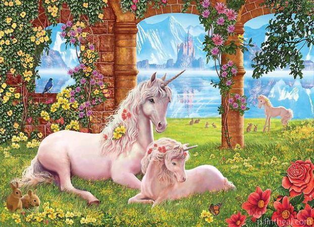Unicorns In Paradise Painting By Numbers Kits