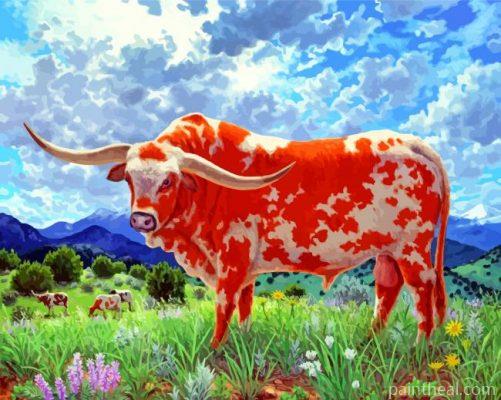 Texas Longhorn Painting By Numbers Kits