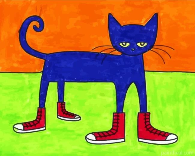 Cat Wearing Shoes Painting By Numbers Kits