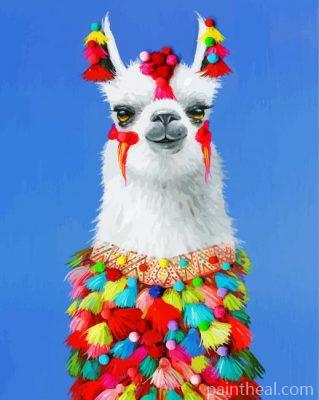 Stylish Llama Painting By Numbers Kits