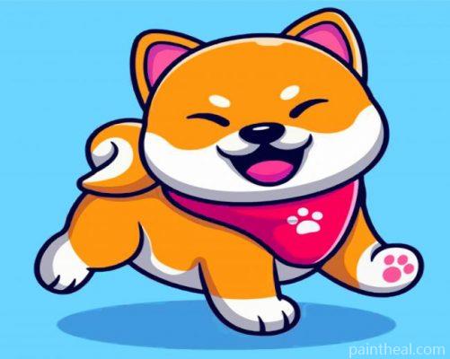 Shiba Inu Puppy Painting By Numbers Kits
