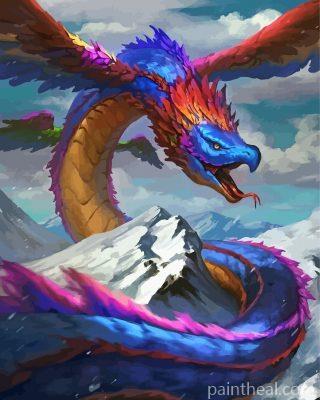 Feathered Serpent Painting By Numbers Kits