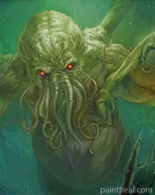 Scary Cthulhu Painting By Numbers Kits