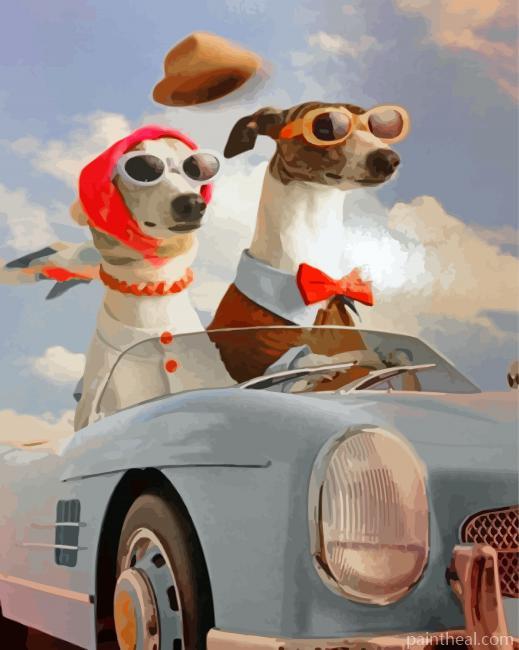 Dogs Couples Painting By Numbers Kits