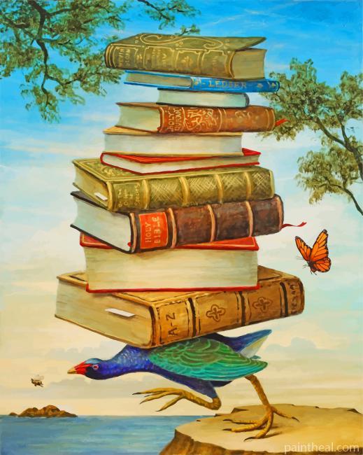 Books On Bird Painting By Numbers Kits