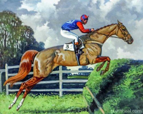 Steeplechase Horse Painting By Numbers Kits