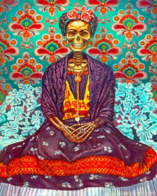 Frida Skull Painting By Numbers Kits