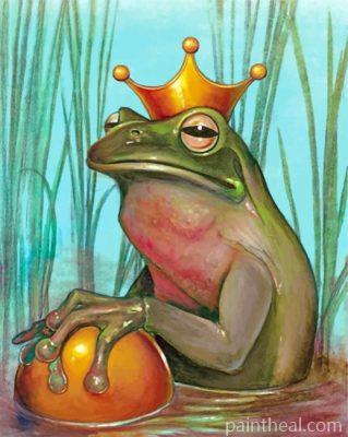 Prince Frog Painting By Numbers Kits
