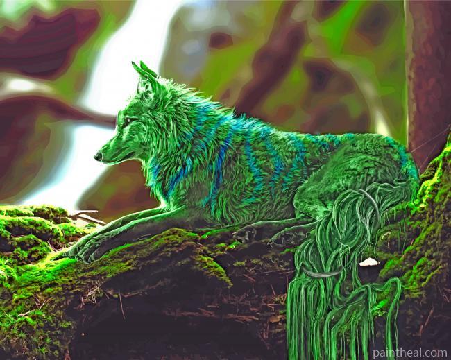 Green Fox Painting By Numbers Kits
