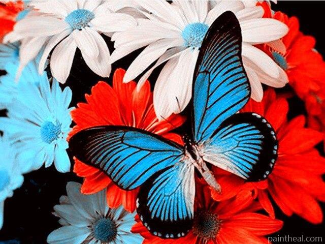 Beautiful Butterfly Painting By Numbers Kits