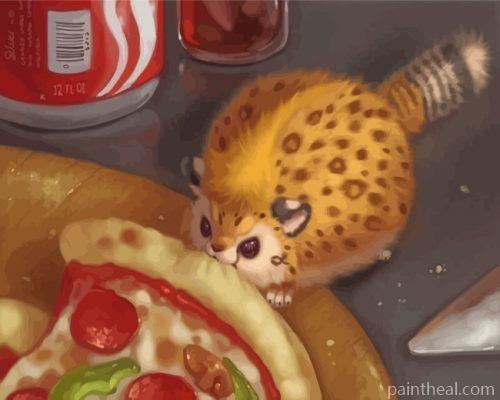 Pizzas Thief Painting By Numbers Kits