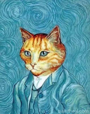 Van Cat Painting By Numbers Kits