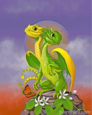 Twin Dragons Painting By Numbers Kits