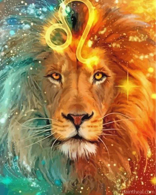 Fire Leo Painting By Numbers Kits