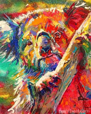 Australian Colorful Koala Painting By Numbers Kits