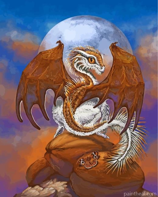 Coconut Dragon Painting By Numbers Kits