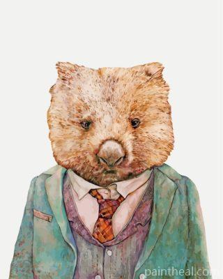 Mr Wombat Painting By Numbers Kits