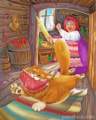 Naughty Cat Painting By Numbers Kits