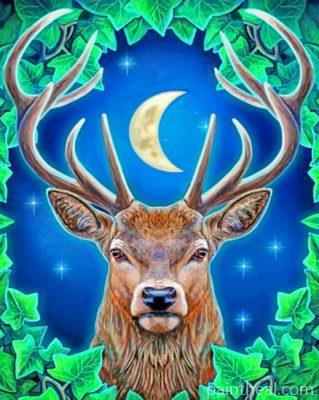 Stag Head Painting By Numbers Kits