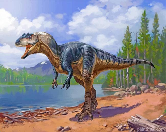 Mad Dinosaur Painting By Numbers Kits
