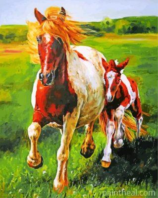 Mustang Horses Painting By Numbers Kits