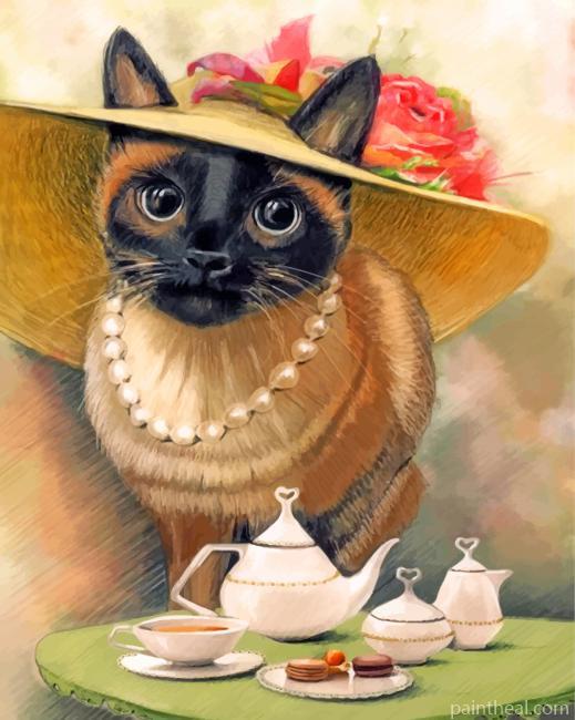 Classy Cat Painting By Numbers Kits