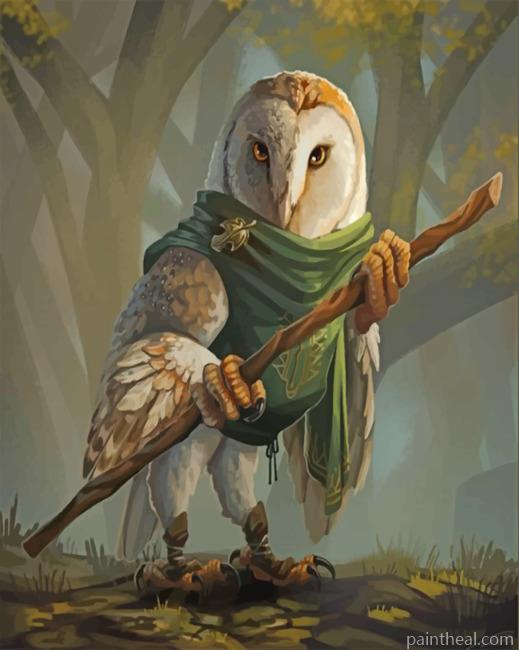 Fantastic Owl Painting By Numbers Kits