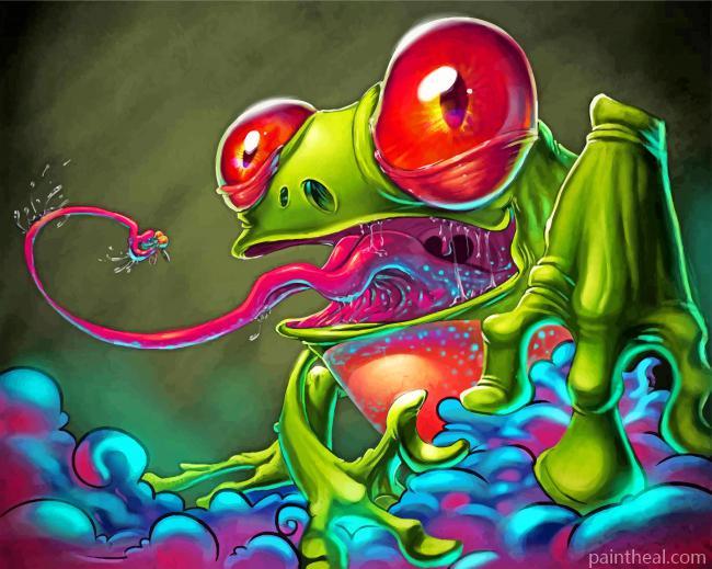 The Frog Art Painting By Numbers Kits