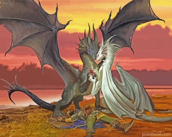 Dragons Love Painting By Numbers Kits
