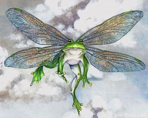 Frog With Wings Painting By Numbers Kits