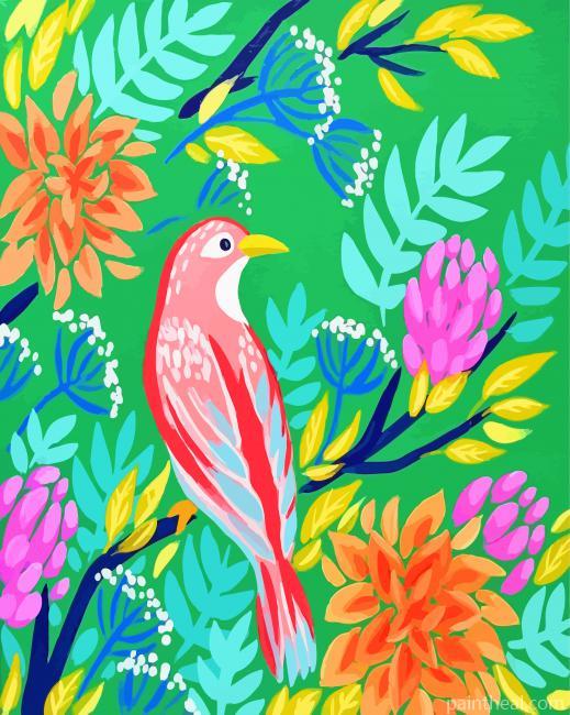 Old World Flycatcher Painting By Numbers Kits
